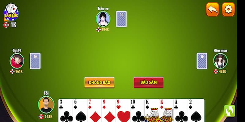 Ứng dụng mẹo chơi bài sâm giỏi tại Win79